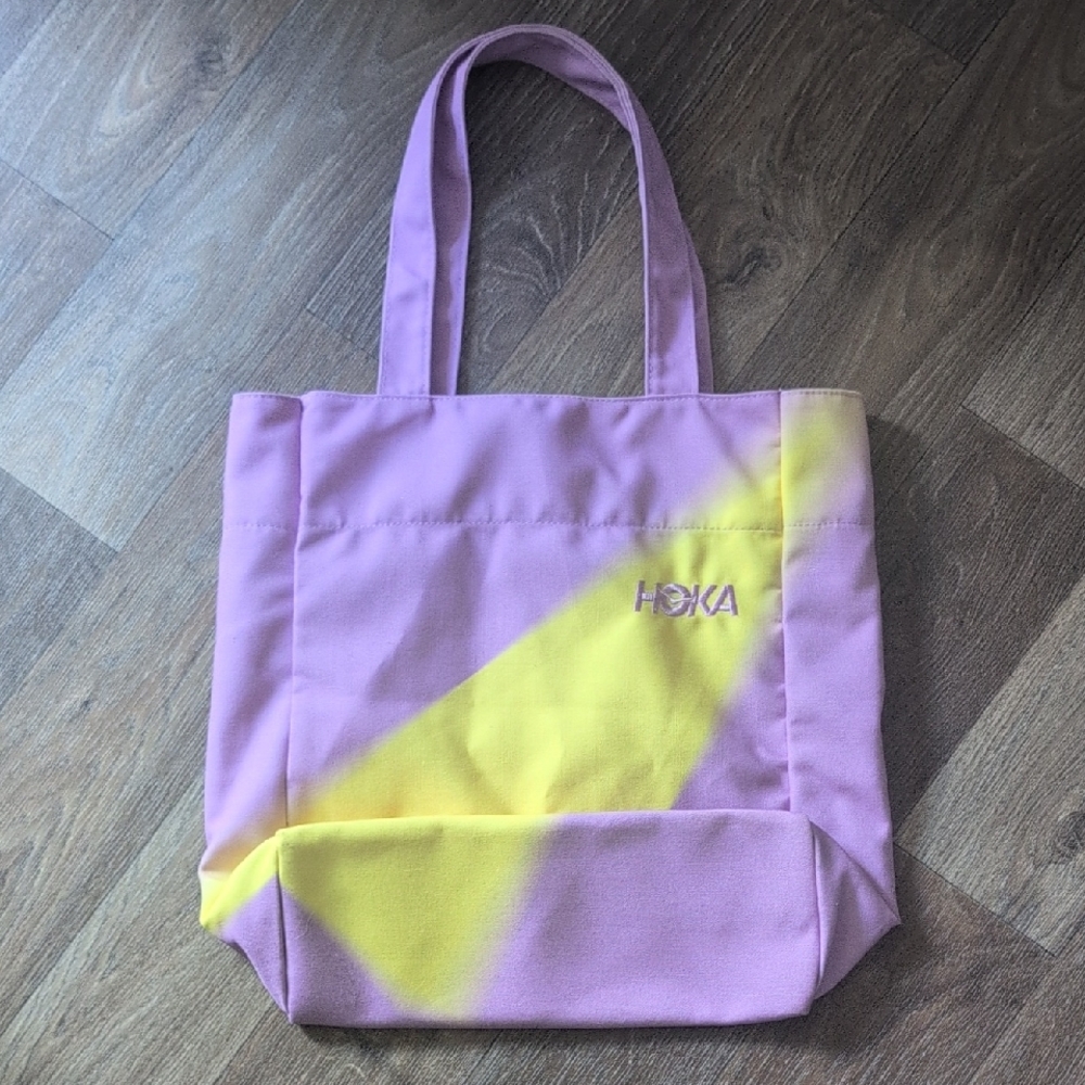 Hoka Women's Tote Bag in Pink and Yellow